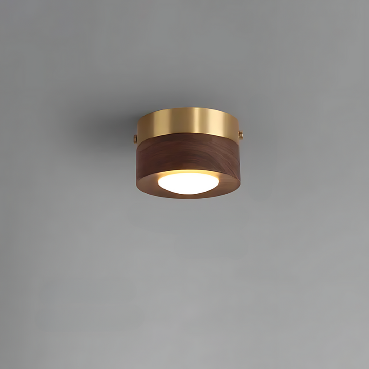 Skanto | | Valnøtt taklampe med LED spotlights