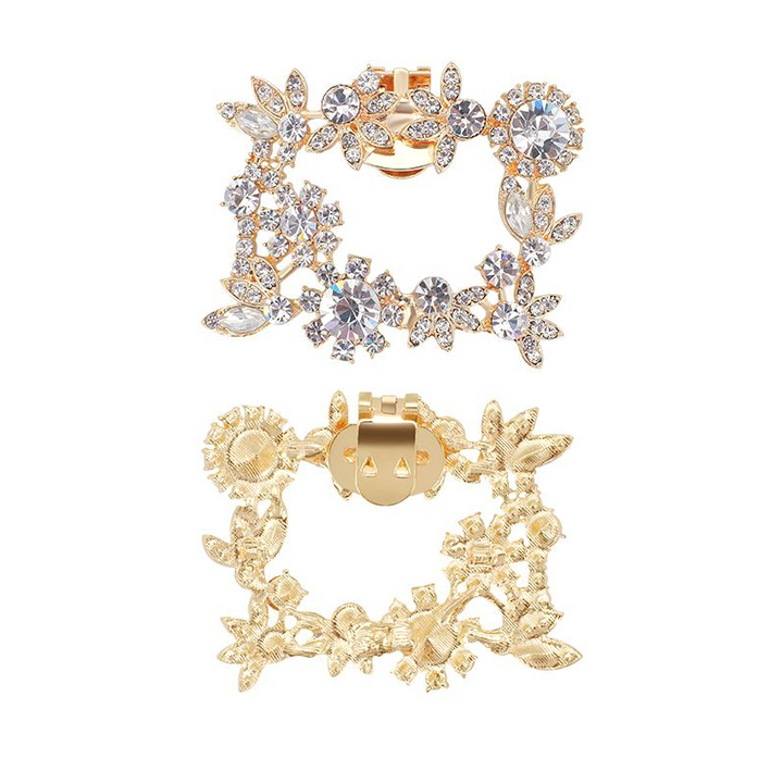 Skanto | Detachable Rhinestone Heels with Buckle