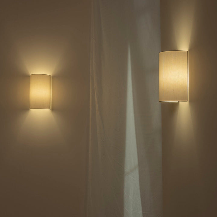 Skanto | Stoff Vegglampe i Japansk Wabi-Sabi Stil