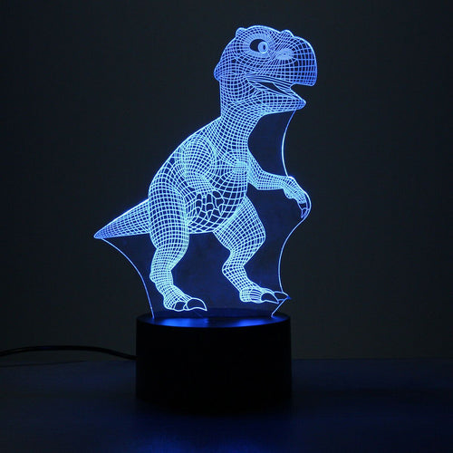 Skanto | Dinosaur Nattlys - 3D Dinosaur Lys - T Rex Nattlys