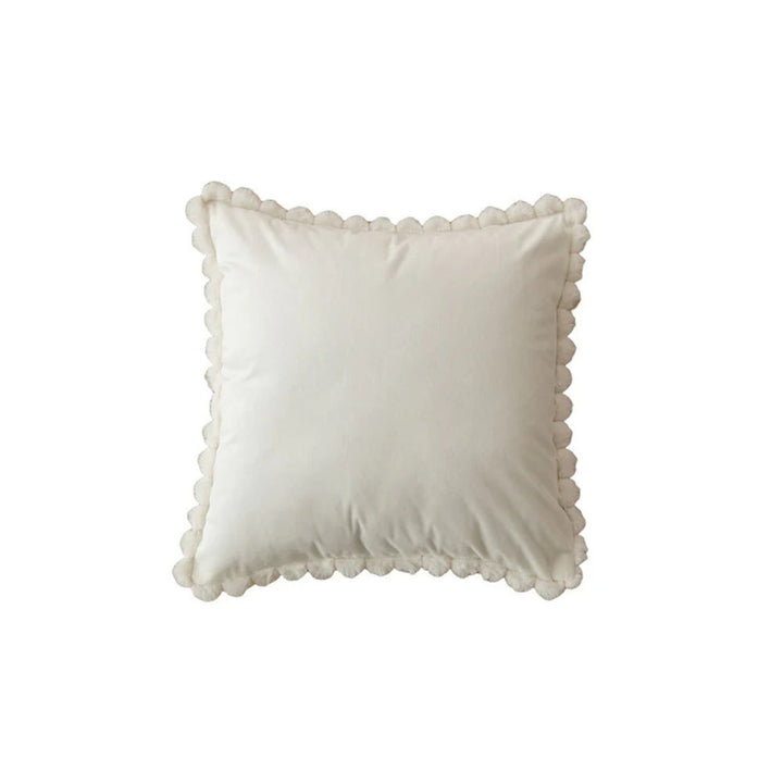 Skanto | Fløyel Pom-Pom Trim Putetrekk