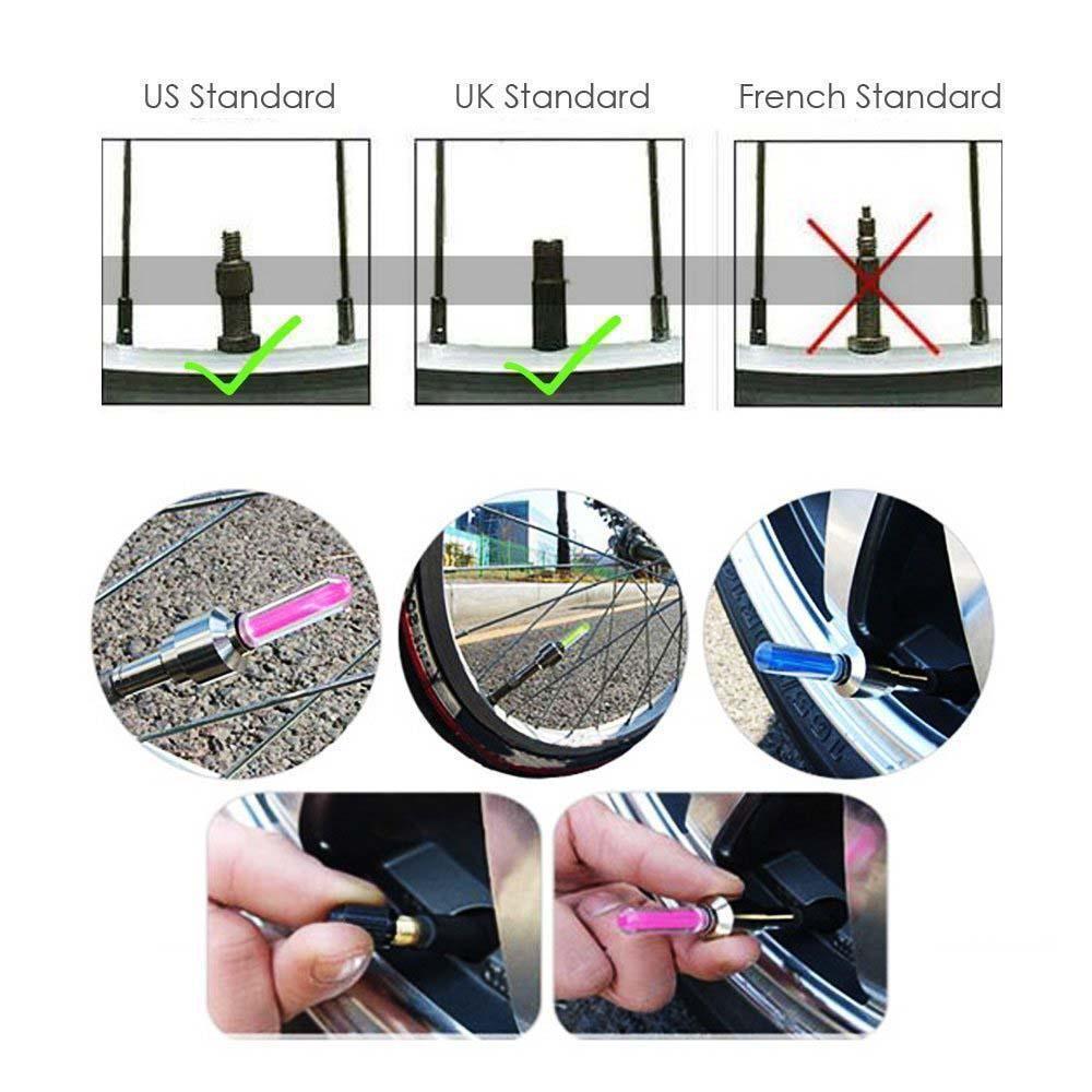 Skanto | Premium LED Ventilkapsler for Hjul (2 stk)