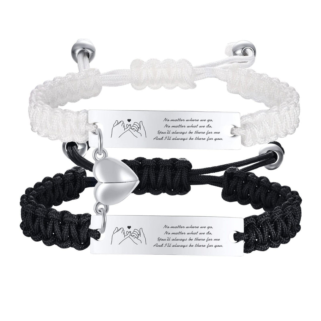 Skanto | Magnetiske Par Flettede Armbånd