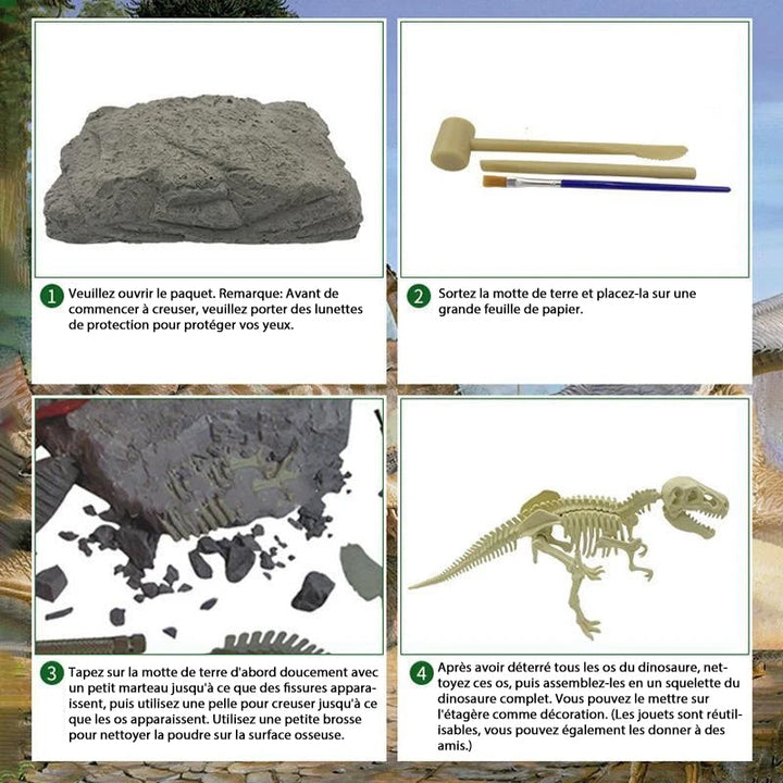 arkeologisk dinosaurleke | Skanto