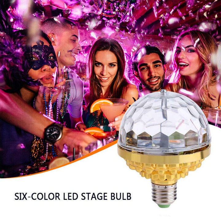 LED Disco Ball Fargerik Roterende Lyspære | Skanto