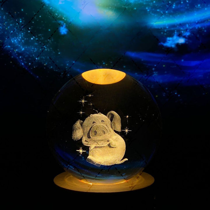 Skanto | Glødende Måne Krystallkule