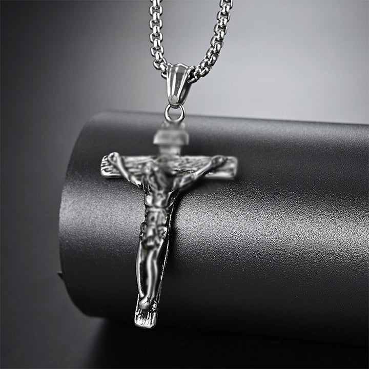 Skanto | Titanium Steel Cross Pendant Necklace