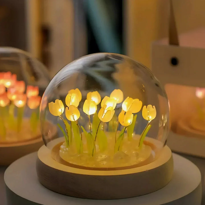 Glass Dome Tulip Light | Skanto