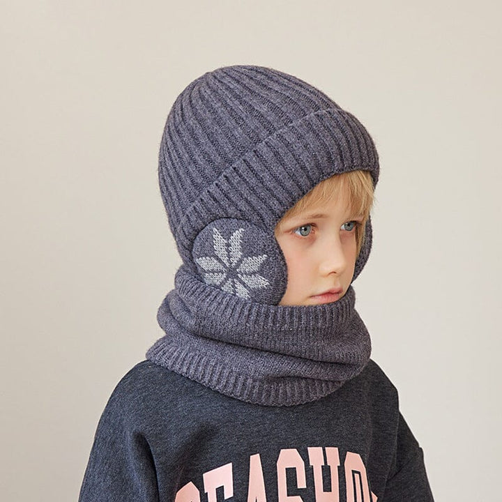 Skanto | Vinter Beanie Hatt Skjerf Sett Varme Strikket Hatt