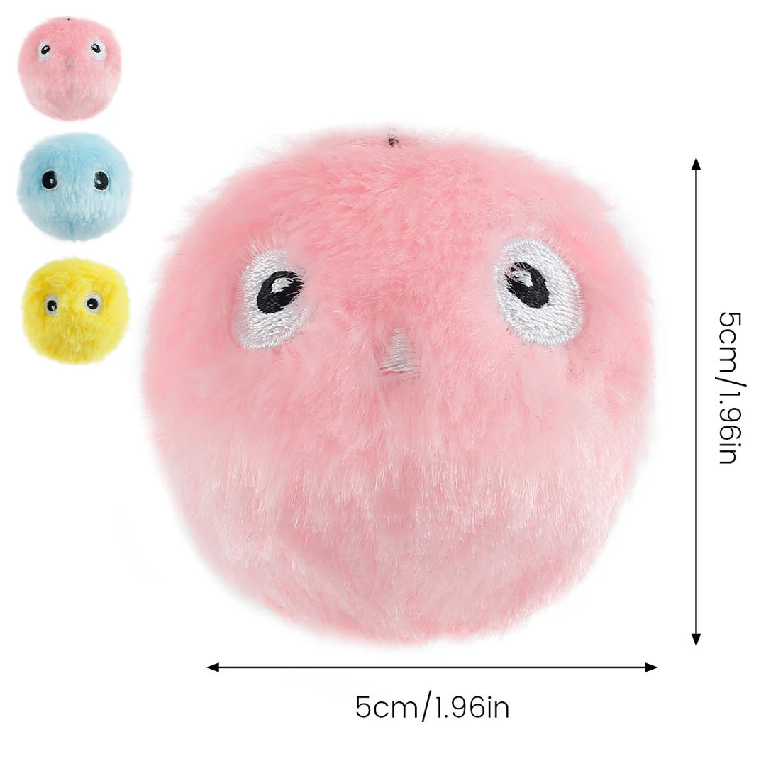 Interaktive katteplush-boller med dyrelyder Skanto