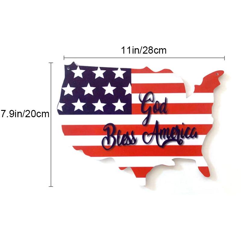 Skanto | Amerika Flaggt dekorativt skilt
