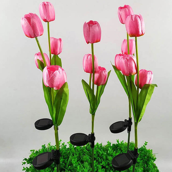 Skanto | Solar Tulip Plenlys Utendørs Hage LED Tulipan Blomsterlys Bakke Stakelandskapslys