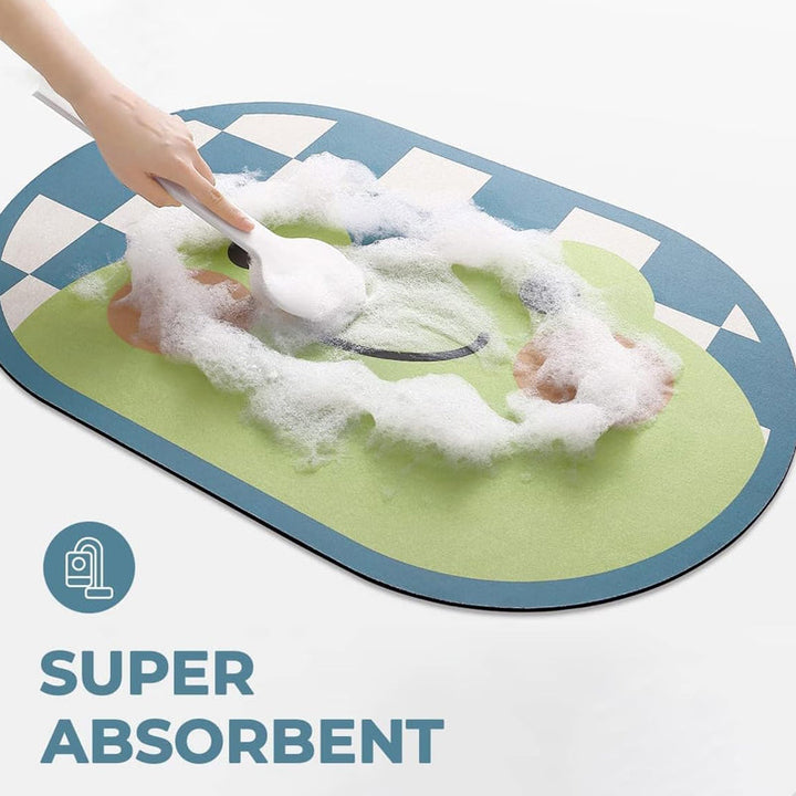 Søt tegneserie bade Matte Superabsorberende Hurtigtørkende Mat | Skanto
