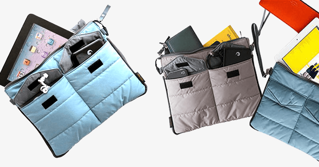Skanto | Slim Bag-in-Bag - Laget av polyester - Bærbar & liten - Flere glidelåslommer - Passer lett i kofferten din
