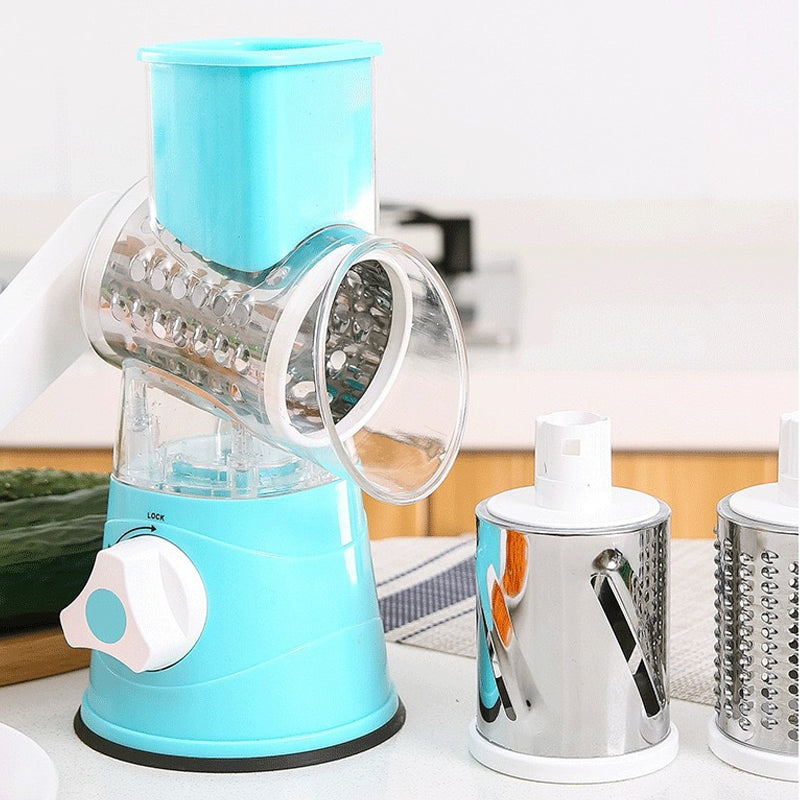 3 i 1 Roterende Oste-Rivett Grøntsak Slicer | Skanto