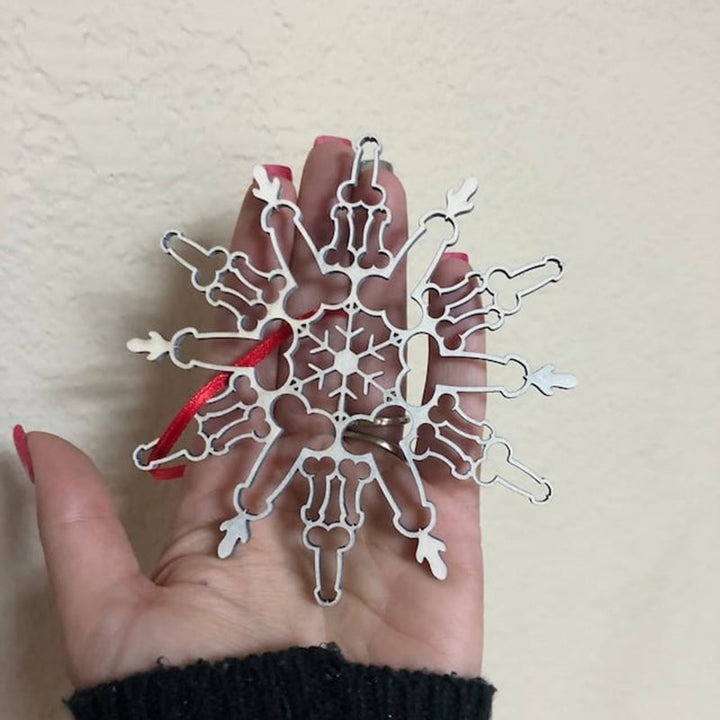 Skanto | Morsomme Snøfnugg Ornamenter