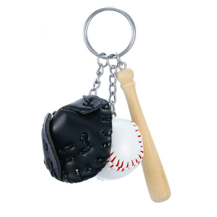 Skanto | Mini Baseballhanske Sett Charm Nøkkelring