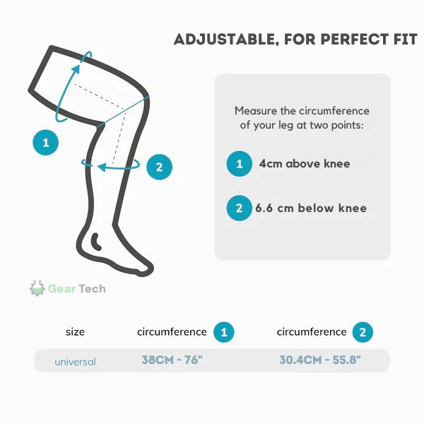 Skanto | Nedsatt osteoarthritis kneortose | Medial og lateral støtte for lettelse av bein-mot-bein artrose, justerbar størrelse for forbedret komfort