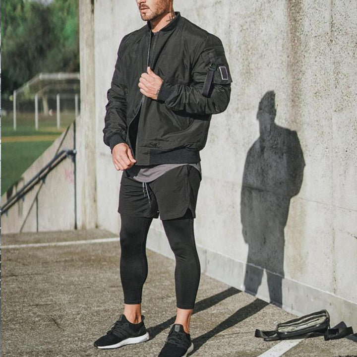 Skanto | Herre trening shorts med leggings