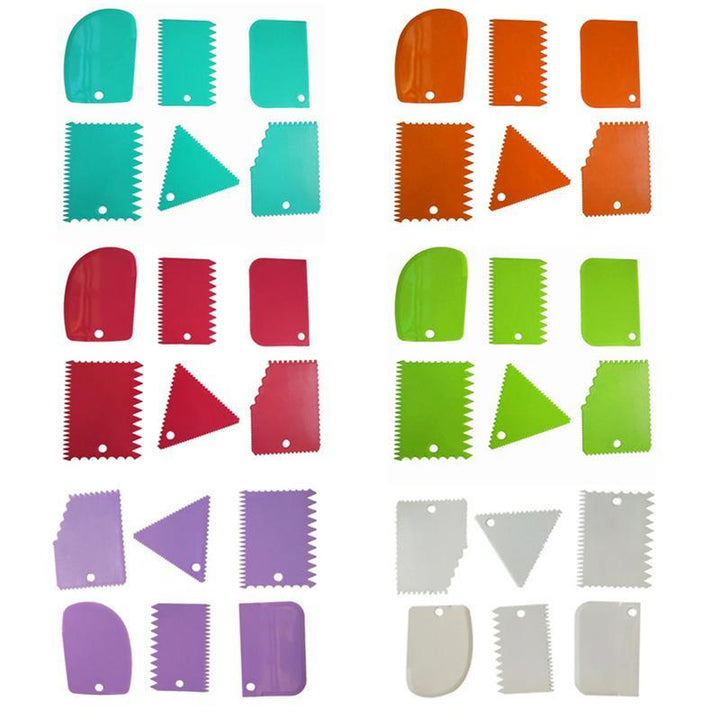 Kake Skraper Kanten Dekorering Sett (6 PCS) | Skanto