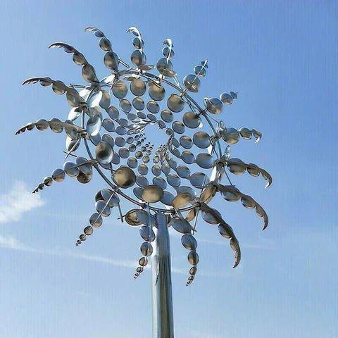 MagicWind kinetisk vindmølle i metall | Skanto