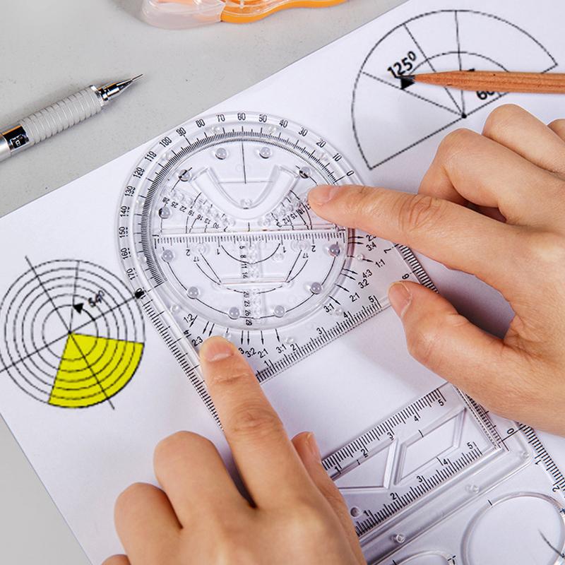Multifunksjonell geometrisk linjal | Skanto