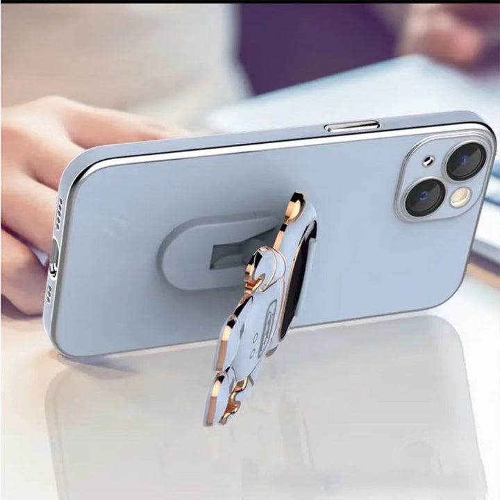 Skanto | 6D Belegg Astronaut Skjult Stativdeksel for iPhone