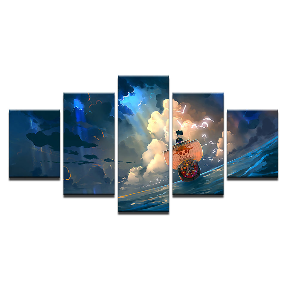 Pirate Paradise 5 Stykker - Lerret Veggkunst Maleri