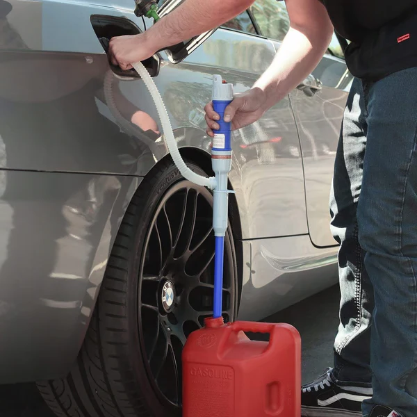 Skanto | Elektrisk væskeoverføringspumpe og siphon - Elektrisk håndpumpe, batteridrevet siphonpumpe for gass, drivstoff, diesel, vann