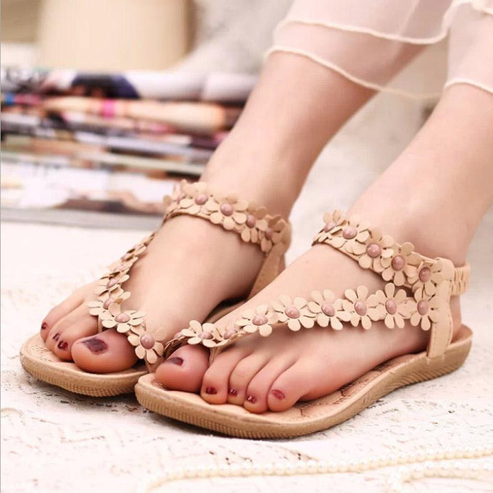 Skanto | Delikate blomstrete Sandaler for kvinner
