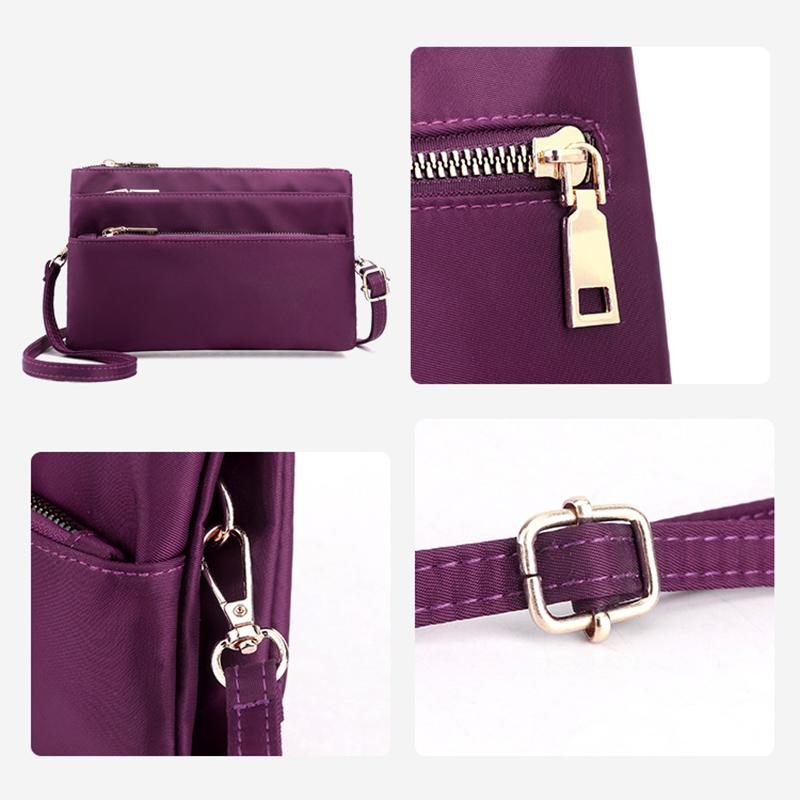 Skanto | Multilayer Nylon Crossbody Bag
