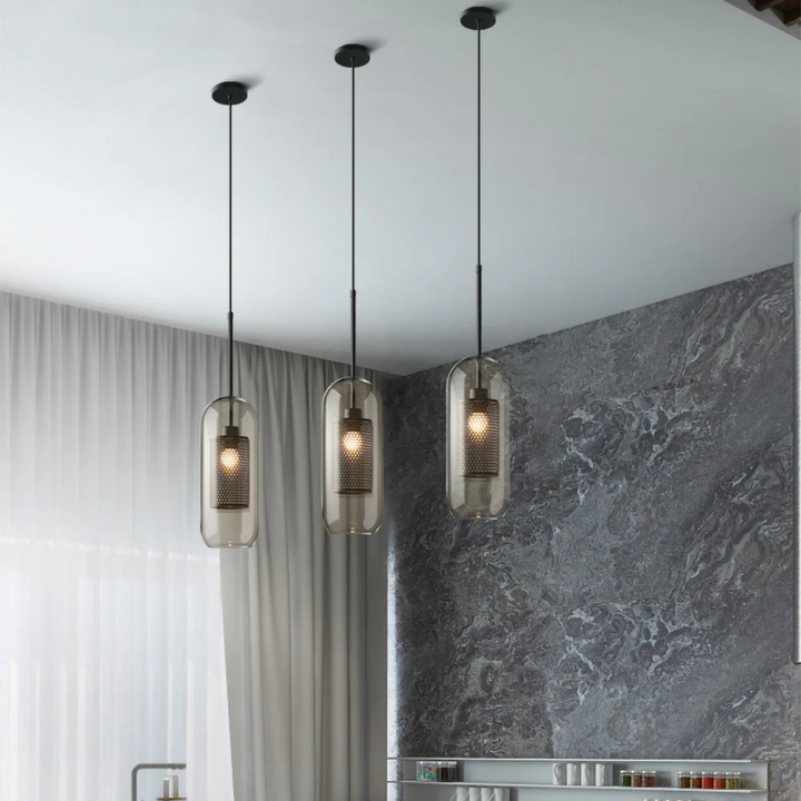 Skanto | Design Pendellampe Spisebord Laget av Glass