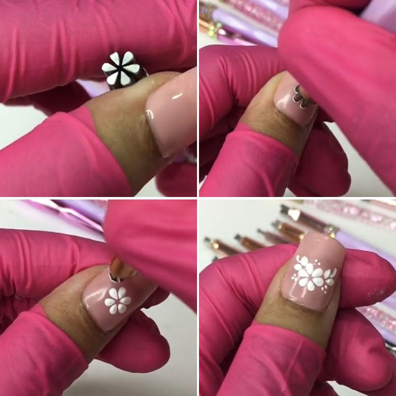 Skanto | 6 stk DIY Neglestempel Penn Sett