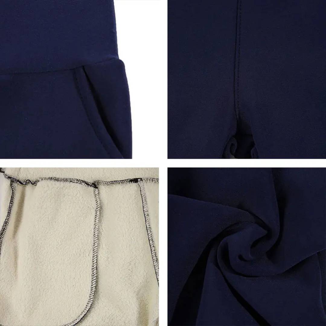 WarmFlex Høyde Waist Varme Fleece Leggings | Vinter Legging for Kaldt Vær - Varme Legging - for Utendørs Aktiviteter Skanto