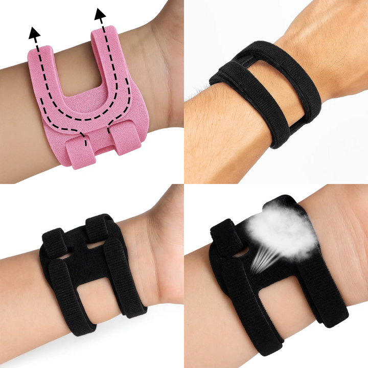 Smertelindring & Ulnar Stabilisering – Justerbar Pustende Komfort – Daglig Bruk & Sportsrestaurering Skanto