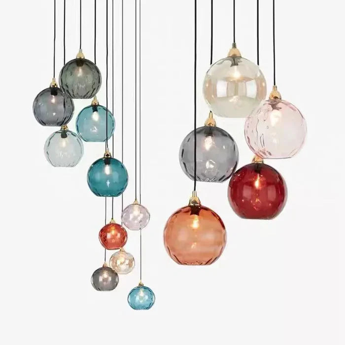 Glass Sphere Pendant Lamp - LumiSphere | Skanto