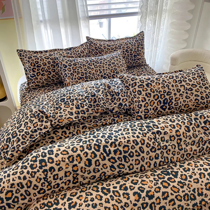 Skanto | Luksus sengetøy med leopardmønster