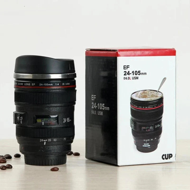Kreativ Kamera Linse Kaffe Te Krus 300 ML Skanto