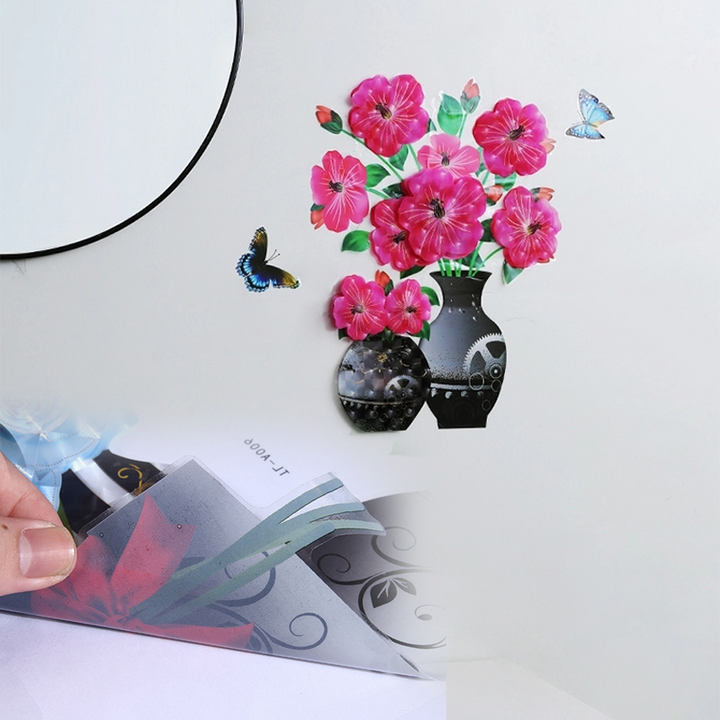 DIY Plantevase 3D Stereo Klistremerker Selvklebende | Skanto