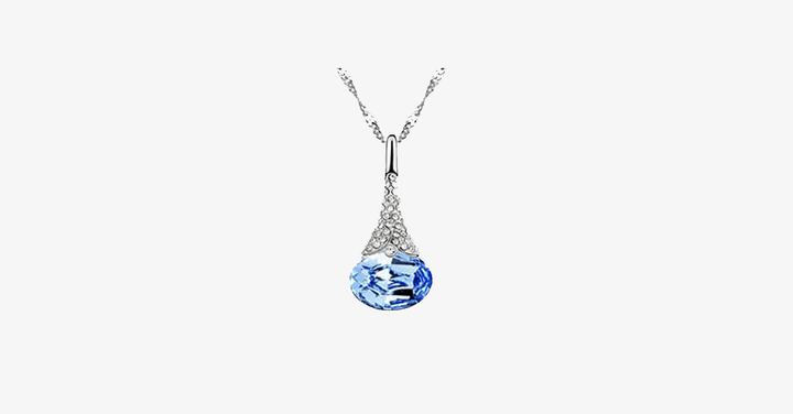 Skanto | Crystal Water Drop Pendant - Multicolor Østerrikske Krystaller med Hummerlås