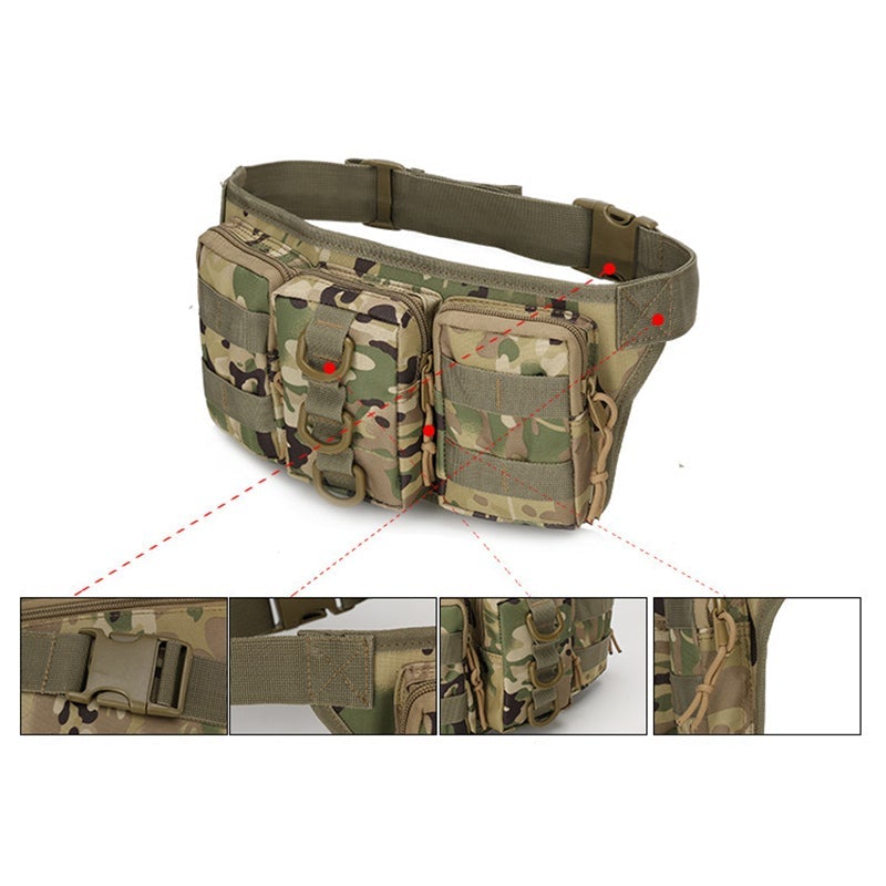 Sportsbag for fjellklatring sykling kamuflasjemønster | Skanto