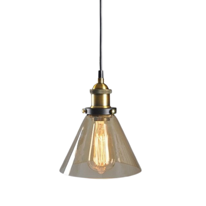 Skanto | GlassHaven – Elegant Industriell Pendellampe