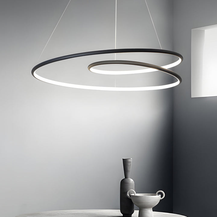 Skanto | Moderne dimbar LED-lampe - Høydejusterbar taklampe til spisestue og stue