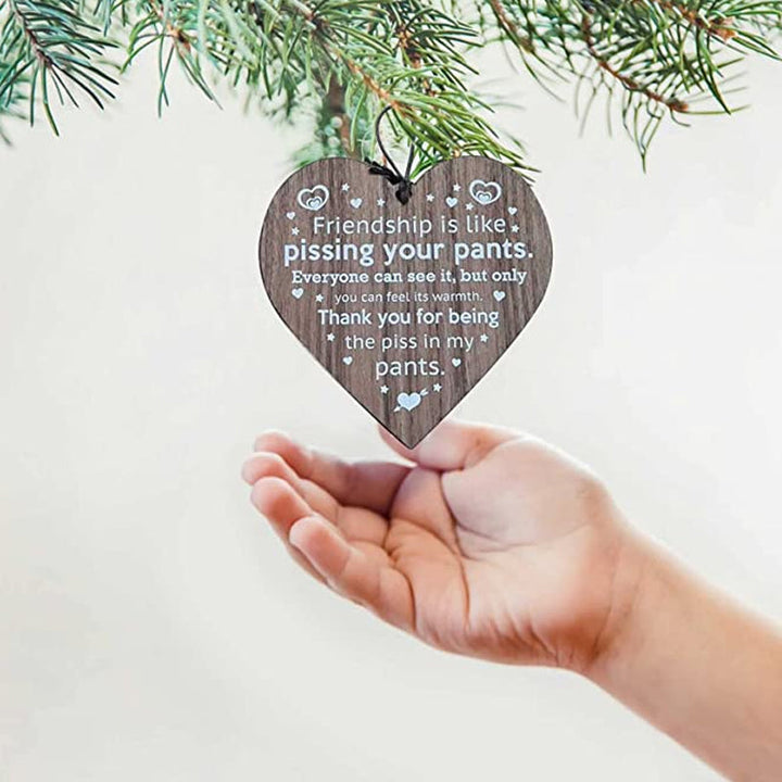 Skanto | Vennskap Trevedheng Juletre Dekor