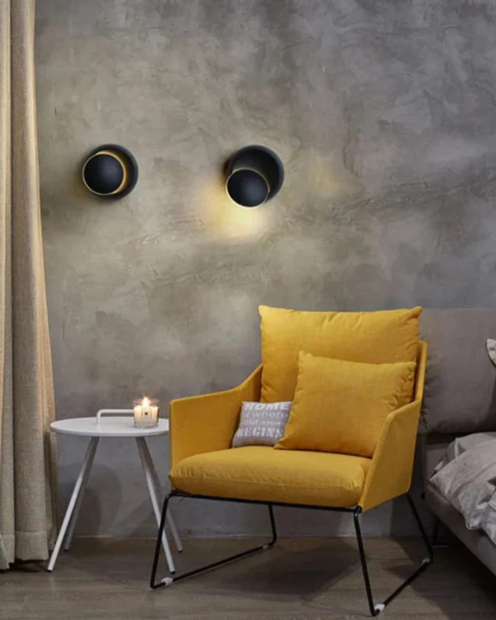 Skanto | Moderne Vegglampe med Halo Lyskilde Ambient Belysning