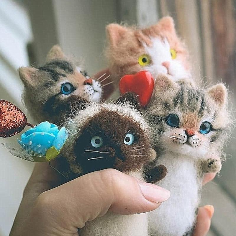 Skanto | DIY Katt Ull Filtdgave for Katteelskere