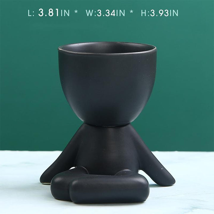 Skanto | Keramisk Figur Potte Ornament
