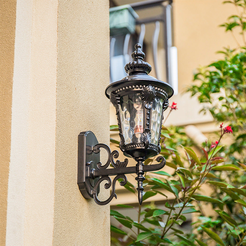 Skanto | Utendørs Vintage Glass Vegg Lantern Lys