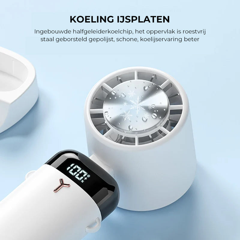 Bærbar elektrisk kjølefan for kald kompress | Skanto