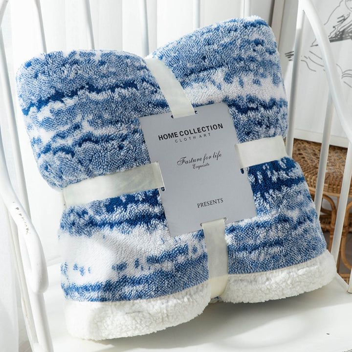 Seraphina Samt-Sherpa-Decke